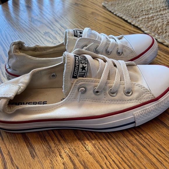 Women's WHITE Chuck Taylor All Star Shoreline Slip-On Sneaker NICE!!! - Picture 4 of 13